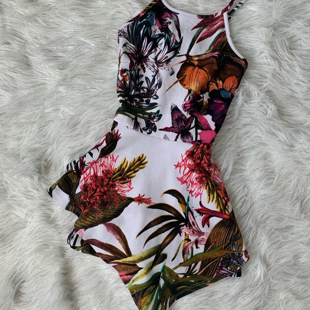 asymmetrical romper